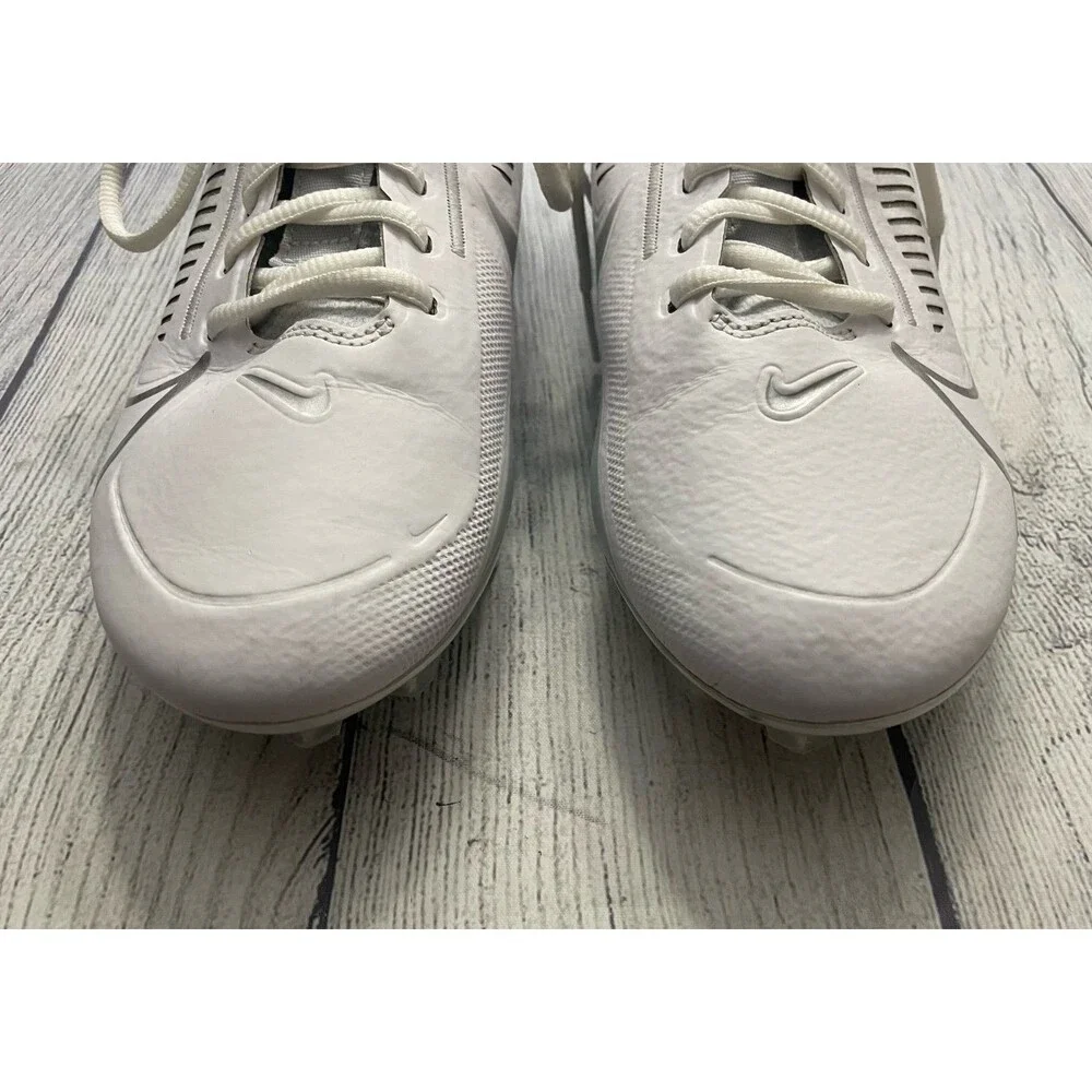 White Nike Vapor Edge Pro Men’s Football Cleats Shoes, Size Adult 8.5